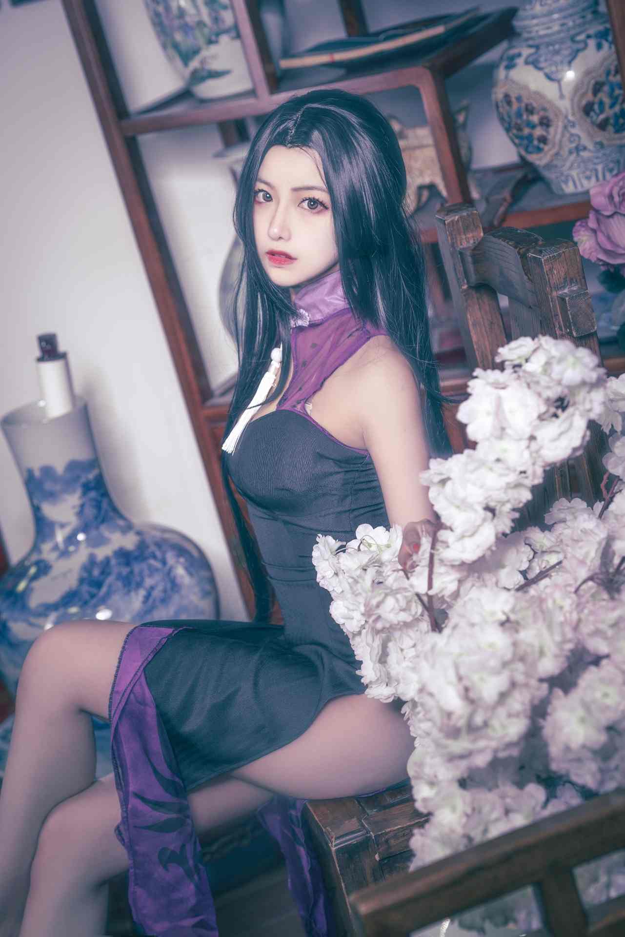 Shika小鹿鹿万花旗袍